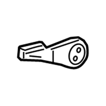 GM 84305949 Adjust Handle, Gray, Front Passenger Side 84305949 GM Adjust Handle, Gray, Front Passenger Side Illustration 1 of 1