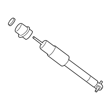 GM 19300025 Shock Absorber, Rear Driver Side 19300025 GM Shock Absorber, Rear Driver Side Illustration 1 of 1