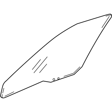 Chevy 91176296 Door Glass