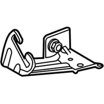20906814 GM Seat Belt Guide, Driver Side Illustration 1 of 1