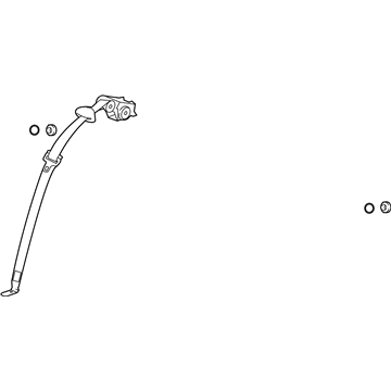 GM 19257585 Lap & Shoulder Belt, Rear Passenger Side 19257585 GM Lap & Shoulder Belt, Rear Passenger Side Illustration 1 of 1
