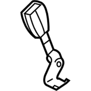 GM 19259341 Buckle, Passenger Side 19259341 GM Buckle, Passenger Side Illustration 1 of 1
