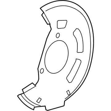 Chevy Cruze Backing Plate - 13362308