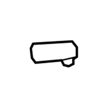 GM 15859618 Hood Bracket 15859618 GM Hood Bracket Illustration 1 of 1