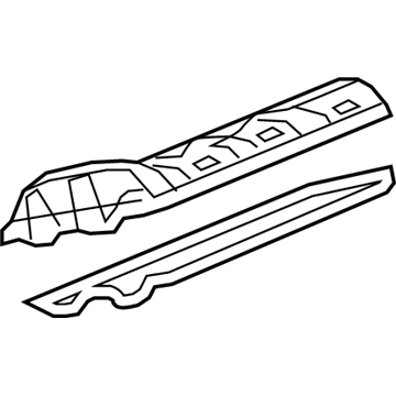 GM 12667117 Valve Cover, Driver Side 12667117 GM Valve Cover, Driver Side Illustration 1 of 1