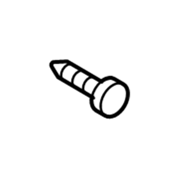 94520329 GM Lower Quarter Trim Screw Illustration 1 of 1