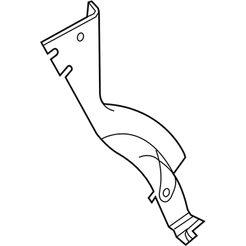 GM 96449019 Lower Quarter Trim, Black 96449019 GM Lower Quarter Trim, Black Illustration 1 of 1
