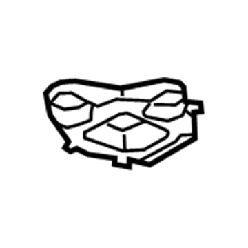 GM 23248228 Mirror Inside Bracket, Rear 23248228 GM Mirror Inside Bracket, Rear Illustration 1 of 1