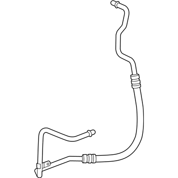 GM 95353114 Outlet Pipe 95353114 GM Outlet Pipe Illustration 1 of 1