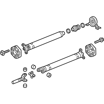 GM 22885685 Drive Shaft Assembly 22885685 GM Drive Shaft Assembly Illustration 1 of 1