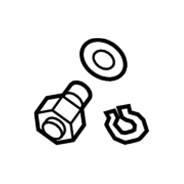 GM 12665858 Inlet Pipe Connector, Passenger Side 12665858 GM Inlet Pipe Connector, Passenger Side Illustration 1 of 1