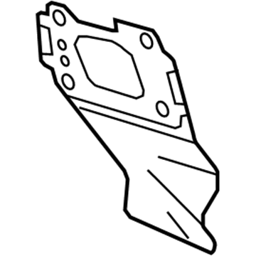 GM 12688245 Manifold Gasket, Passenger Side 12688245 GM Manifold Gasket, Passenger Side Illustration 1 of 1