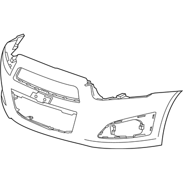 Chevy Sonic Bumper Cover - 95245182