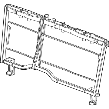 87831158 GM Seat Back Frame, Rear Illustration 1 of 1
