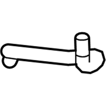 GM 25952835 Reservoir Hose 25952835 GM Reservoir Hose Illustration 1 of 1