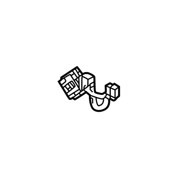 GM 84845389 Wire, Passenger Side 84845389 GM Wire, Passenger Side Illustration 1 of 1