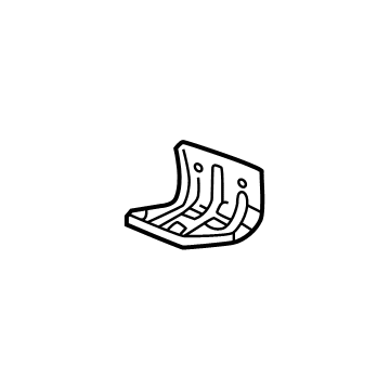 GM 84721573 Support Bracket, Rear Passenger Side 84721573 GM Support Bracket, Rear Passenger Side Illustration 1 of 1