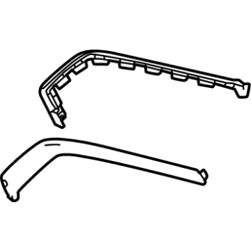 GM 84925322 Trim Assembly, Front Passenger Side 84925322 GM Trim Assembly, Front Passenger Side Illustration 1 of 1