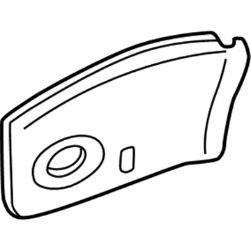 GM 10293628 Applique, Front Passenger Side 10293628 GM Applique, Front Passenger Side Illustration 1 of 1
