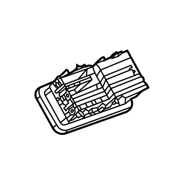 GM 84847700 Air Vent Grille 84847700 GM Air Vent Grille Illustration 1 of 1