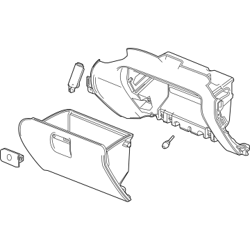 Chevy Suburban Glove Box - 85010644