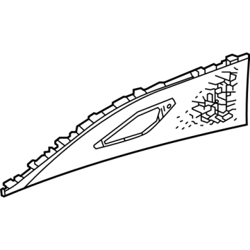 87829634 GM Applique, Driver Side Illustration 1 of 1