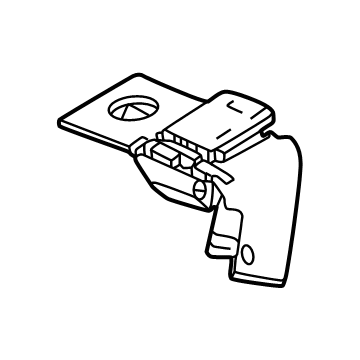 GM 26496744 Handle, Folding Rear Seat 26496744 GM Handle, Folding Rear Seat Illustration 1 of 1