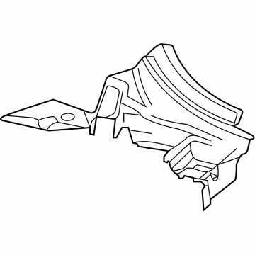 Chevy 84225439 Rear Duct