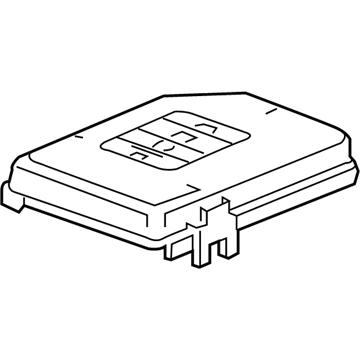 GM 84733372 Fuse Box Cover 84733372 GM Fuse Box Cover Illustration 1 of 1