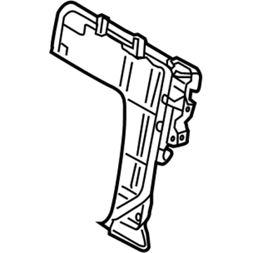 19184972 GM Seat Back Frame, Rear Driver Side Illustration 1 of 1