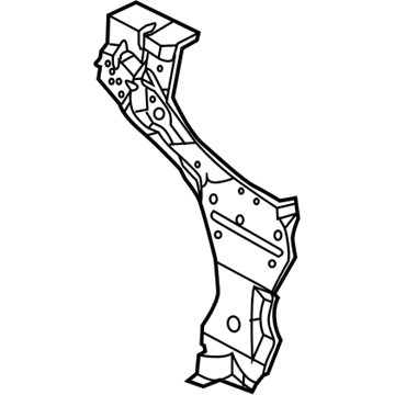 GM 96534359 Side Panel 96534359 GM Side Panel Illustration 1 of 1