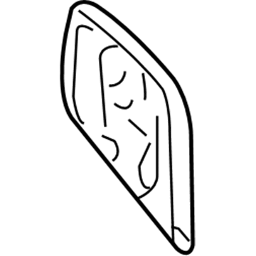 Cadillac STS Car Mirror - 25805670