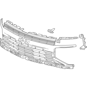 GM 85775016 Grille, Radiator Grille 85775016 GM Grille, Radiator Grille Illustration 1 of 1