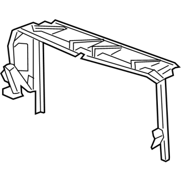 84618992 GM Upper Radiator Air Baffle Illustration 1 of 1