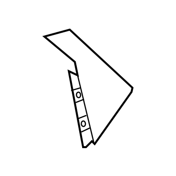 GM 42769382 Rear Applique, Driver Side 42769382 GM Rear Applique, Driver Side Illustration 1 of 1