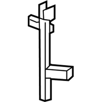 20945301 GM Guide Channel, Passenger Side Illustration 1 of 1