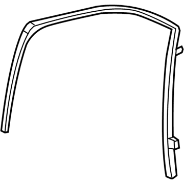 22751685 GM Run Channel, Front Outer Driver Side Illustration 1 of 1