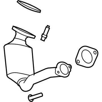 Chevy 19420121 Converter & Pipe
