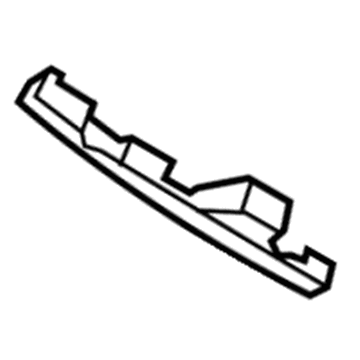 GM 15923658 Guide Channel, Passenger Side 15923658 GM Guide Channel, Passenger Side Illustration 1 of 1