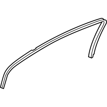 GM 20856457 Run Channel, Rear Passenger Side 20856457 GM Run Channel, Rear Passenger Side Illustration 1 of 1
