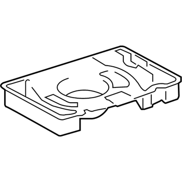 GM 88970302 Storage Tray 88970302 GM Storage Tray Illustration 1 of 1