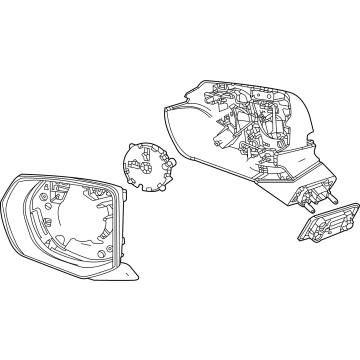 Chevy 84977311 Mirror Assembly