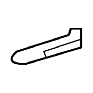 GM 20829320 Center Bezel Bracket 20829320 GM Center Bezel Bracket Illustration 1 of 1