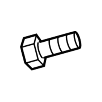 GM 11571238 Center Bezel Screw 11571238 GM Center Bezel Screw Illustration 1 of 1