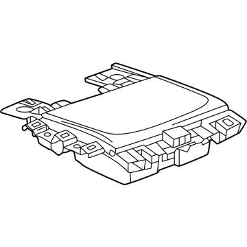 85037018 GM Compartment Assembly-Instrument Panel Upper Center Jet Black Illustration 1 of 1