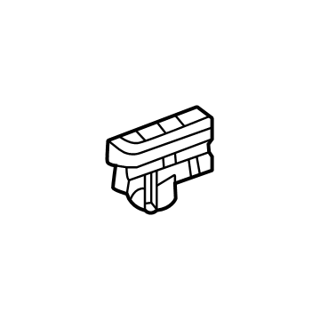 GM 84646673 Hazard Switch, Black 84646673 GM Hazard Switch, Black Illustration 1 of 1