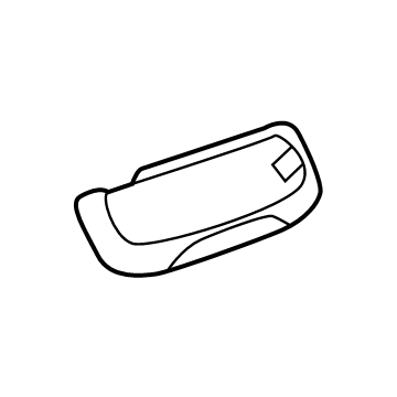 84498397 GM Shift Panel Bezel, Front Illustration 1 of 1