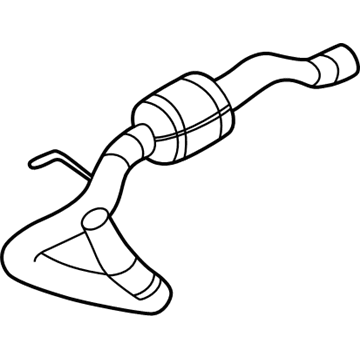 GM 15793201 Front Pipe, Driver Side 15793201 GM Front Pipe, Driver Side Illustration 1 of 1