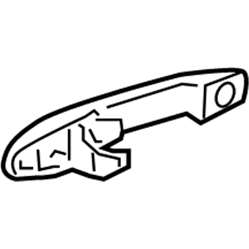 Chevy Cobalt Exterior Door Handle - 15803547