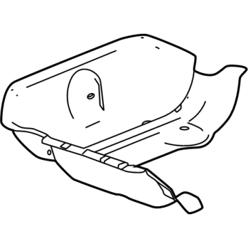 GM 26383047 Shield-Fuel Tank 26383047 GM Shield-Fuel Tank Illustration 1 of 1